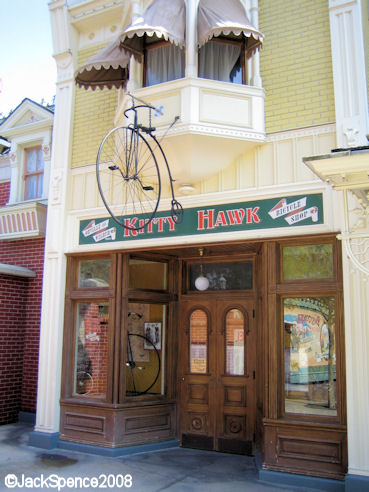 Disneyland Paris Main Street Kitty Hawk Bicycle Shop 