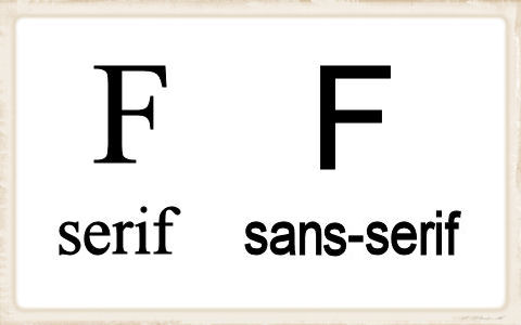 Sarif and Sans-Serif