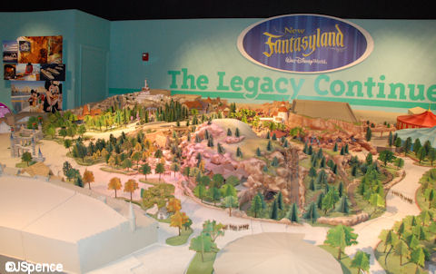 Model of the New Fantasyland