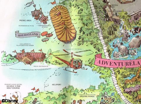Disneyland Souvenir Map