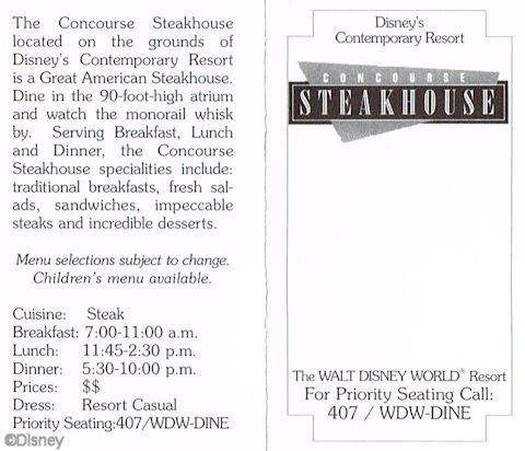 Concourse Steakhouse