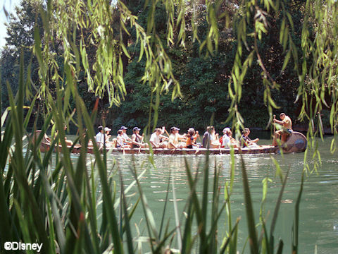 Canoe on Rivers of America
