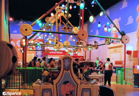 Toy Story Mania Ceiling