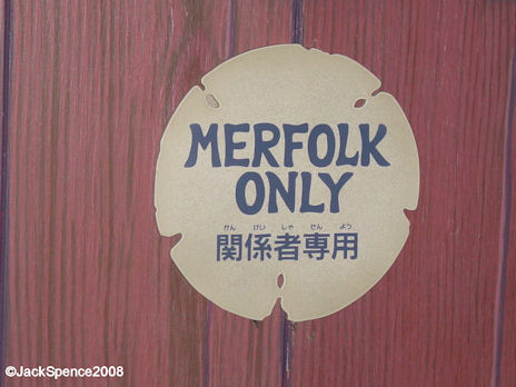 Signage at Mermaid Lagoon at Tokyo DisneySea