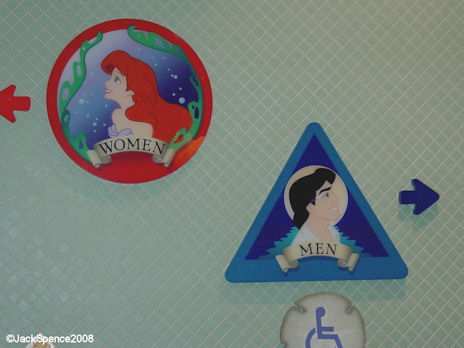 Signage at Mermaid Lagoon at Tokyo DisneySea