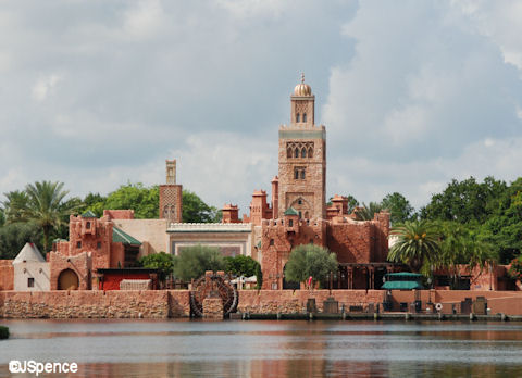 Morocco Pavilion across World Showcase Lagoon