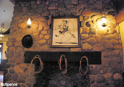 Fireplace with Bill's Picture