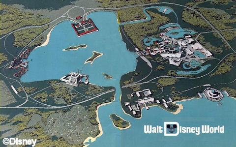 walt disney world map of resorts. Map of WDW