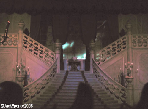 Sweeping Staircase Phantom Manor Disneyland Paris
