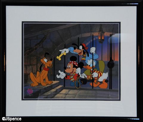 Mickey, Goofy, Donald, and Pluto Sericel