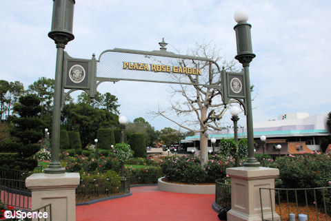 Plaza Rose Garden Entrance