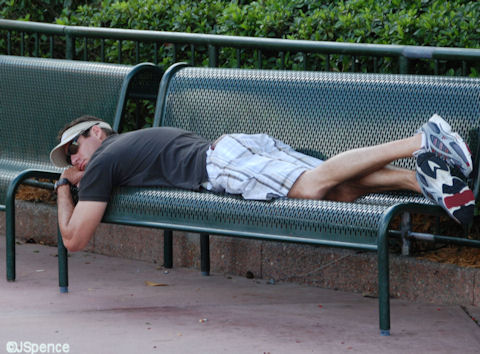 Sleeping at Disney World