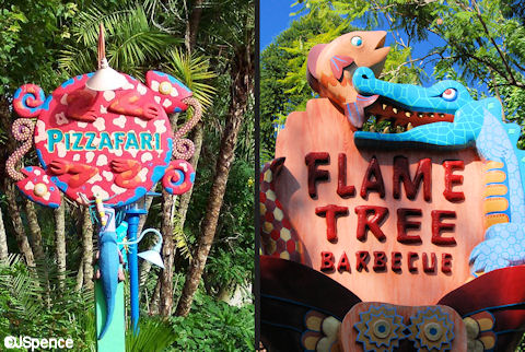 Pizzafari and Flame Tree Barbeque 