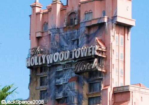 Tower of Terror Incorrect Sign Placement