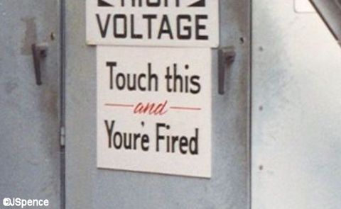 You're Fired Sign