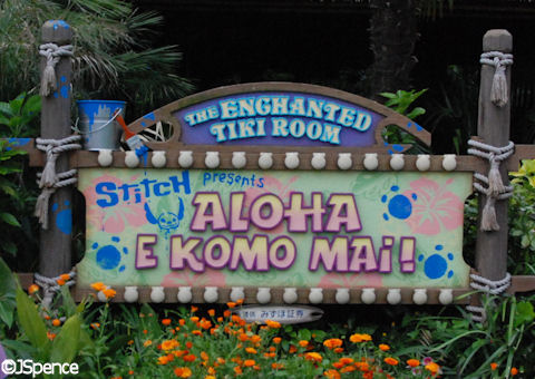 Tiki Room Entrance Sign
