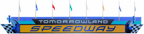 Tomorrowland Speedway Sign