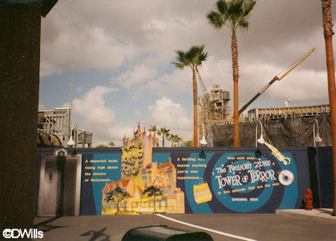 Tower of Terror Construction Photo