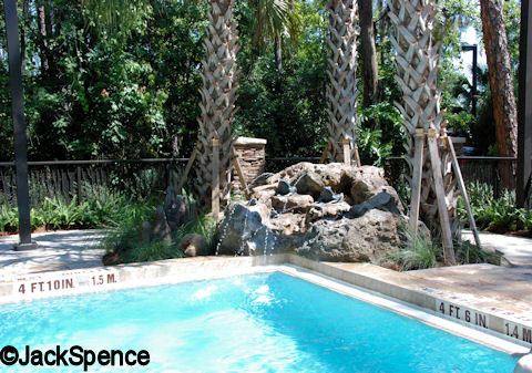 Treehouse Villas Pool Area