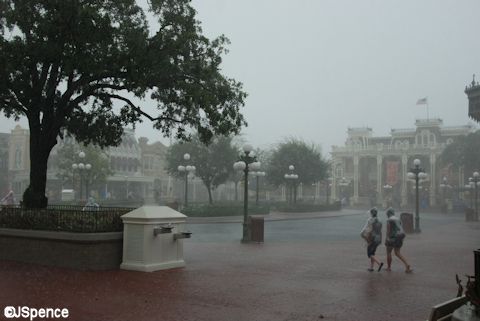 Raining on Main Street