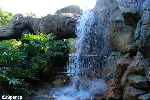 Discovery Island Waterfall