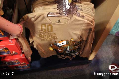 DCA Merchandise Showcase Event and Radiator Springs Racers Testing