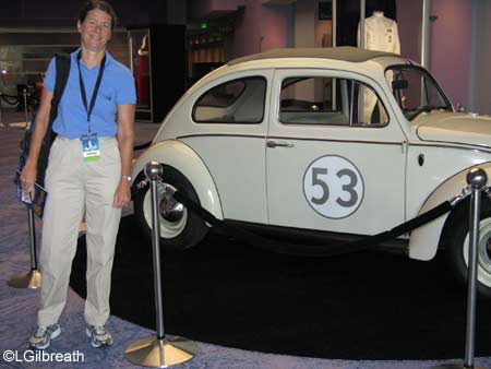 And I got up close and personal with Herbie the Love Bug