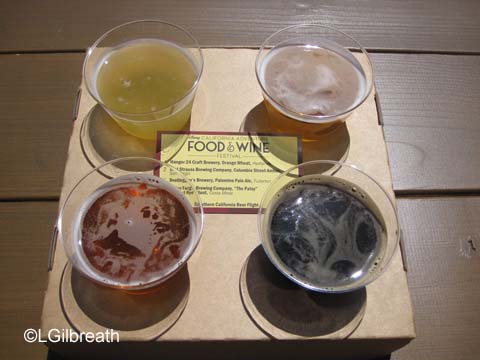DCA Food and Wine Festival Beer Flight