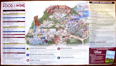DCA Food and Wine Festival Map