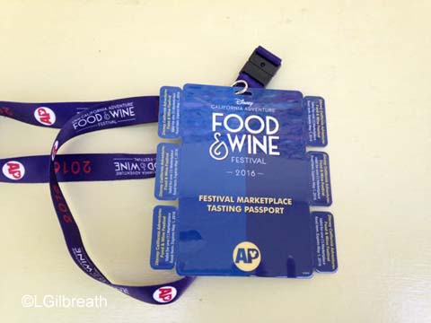DCA Food and Wine Festival passport