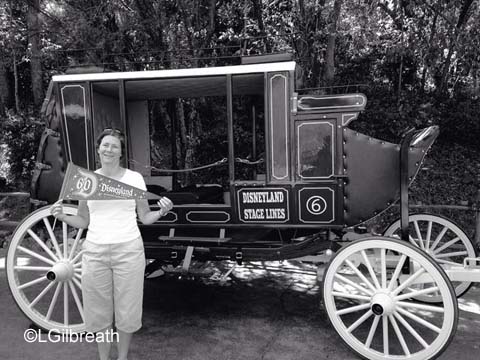 Disneyland 60th stagecoach photo spot