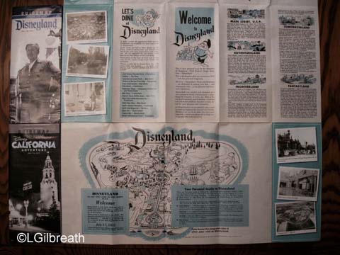 Disneyland and DCA 7/17/15 park maps