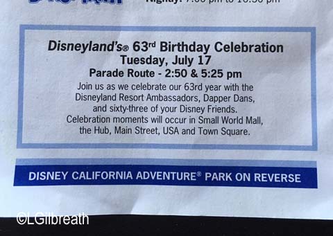 Disneyland Times Guide