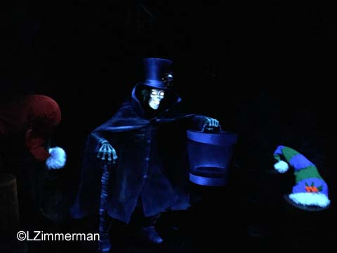 Disneyland Christmas Hat Box Ghost