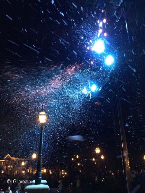 snow in New Orleans Square