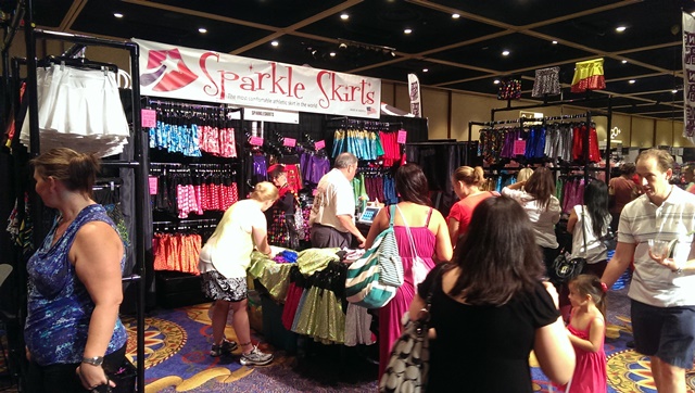 Expo Sparkle Skirts booth