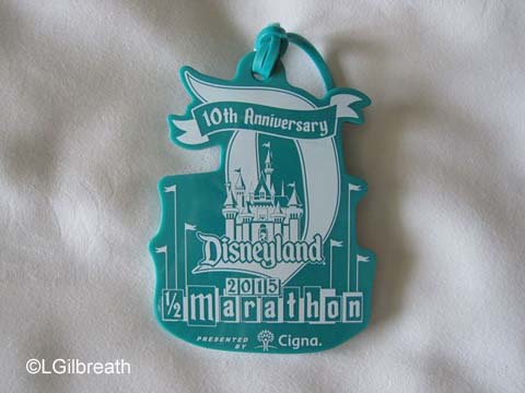 Disneyland Half Marathon luggage tag