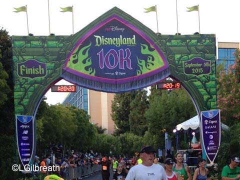 Disneyland 10K Finish Line