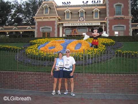 Disneyland 50th Floral Mickey
