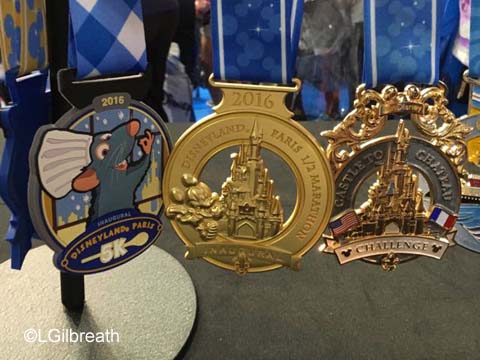 Disneyland Paris Half Marathon Medals
