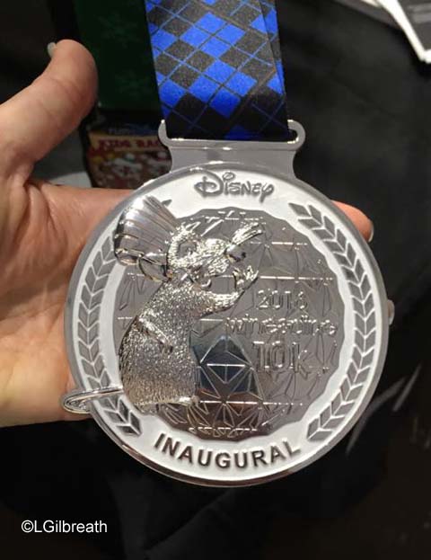 runDisney Inaugural Wine and Dine 10K medal