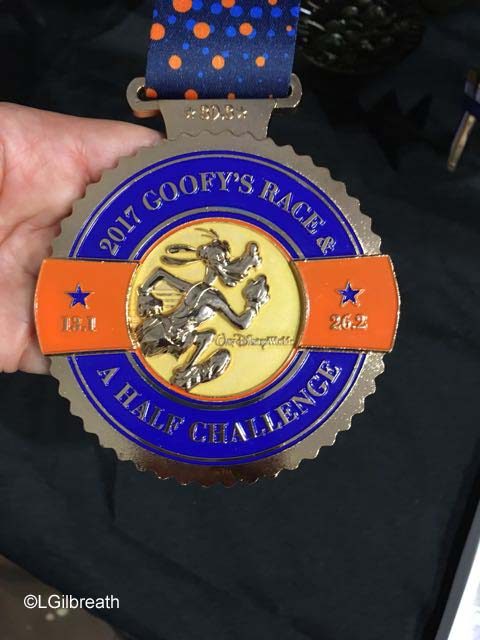 runDisney 2017 Goofy Challenge Medal