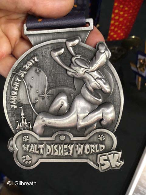 runDisney 2017 WDW 5K Pluto medal