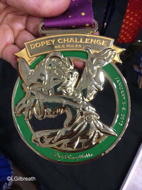 runDisney 2017 Dopey Challenge medal