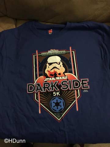 Star Wars Dark Side 5K shirt