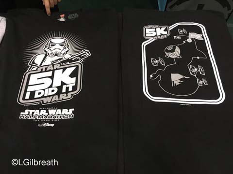 Star Wars Dark Side 5K I Did It shirt