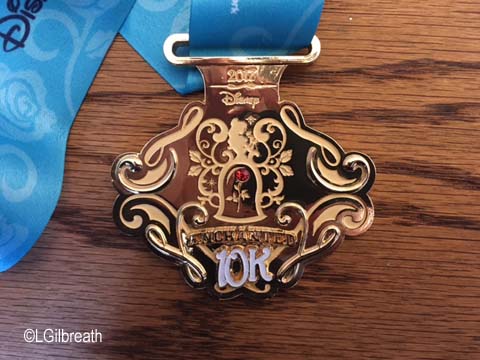 Princess Half Marathon 10K medal