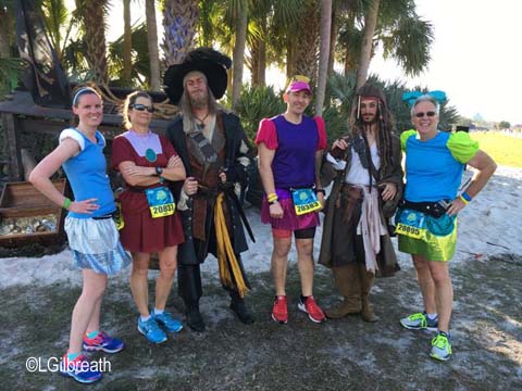 Princess Half Marathon pirates