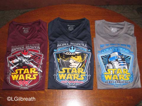 Star Wars Half Marathon shirts