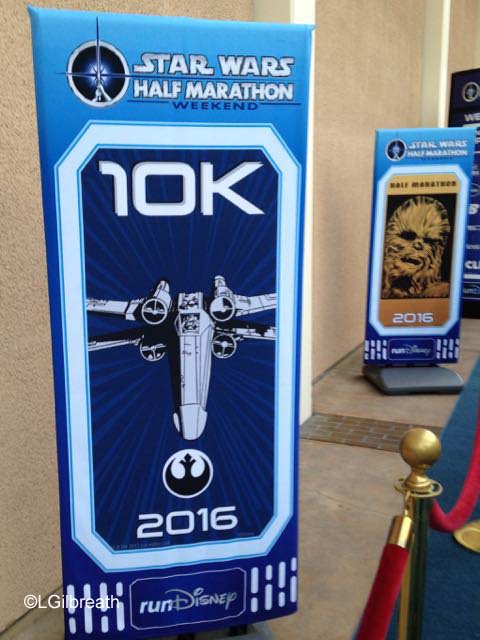 Star Wars Half Marathon banner